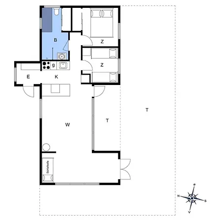 Casa vacanze 1549-aakirkeby-sluseparken-14